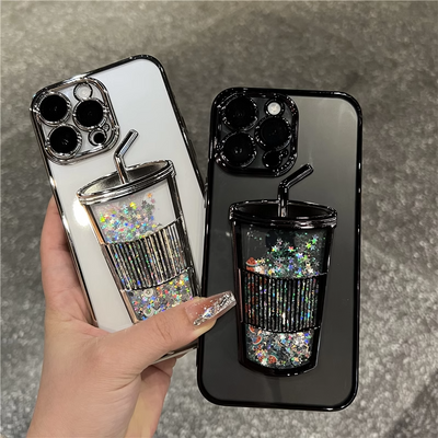 Luxury Glitter Quicksand Cup Case for iPhone Series