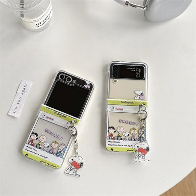 Cute Snoopy Cartoon Z Flip Case