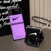 Elegant  Nike Flow Pattern Case for Galaxy Z Flip Series