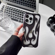 3D Flame Shockproof Protective Soft iPhone case