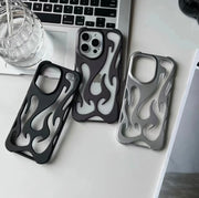 3D Flame Shockproof Protective Soft iPhone case