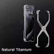 Metal Rimless Phone Case For iPhone