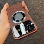 Luxury Wooden Magsafe and Shockproof iPhone Case