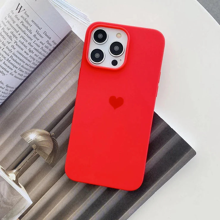 Summer Candy Love Heart Soft Case For iPhone Series