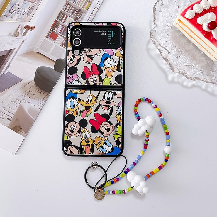 Magical Disney Mirror  Phone Case For Samsung Galaxy Z Flip 3 & 4 5G