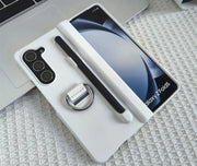 Shockproof Ring With Holder Pen Phone Case For Samsung Z Fold Series