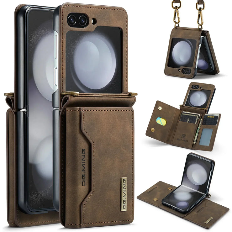 Crossbody Leather Case for Samsung Galaxy Z Flip Series