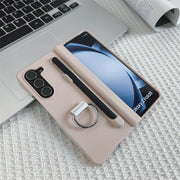 Shockproof Ring With Holder Pen Phone Case For Samsung Z Fold Series