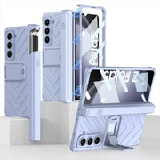 Magnetic Hinge Case Slide Pen Holder For Samsung Galaxy Z Fold 5