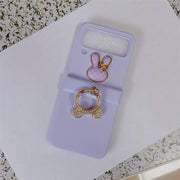 Luxury Cute Korean 3D Bunny Rabbit Case for Samsung Galaxy Z Flip Series