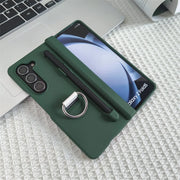 Shockproof Ring With Holder Pen Phone Case For Samsung Z Fold Series