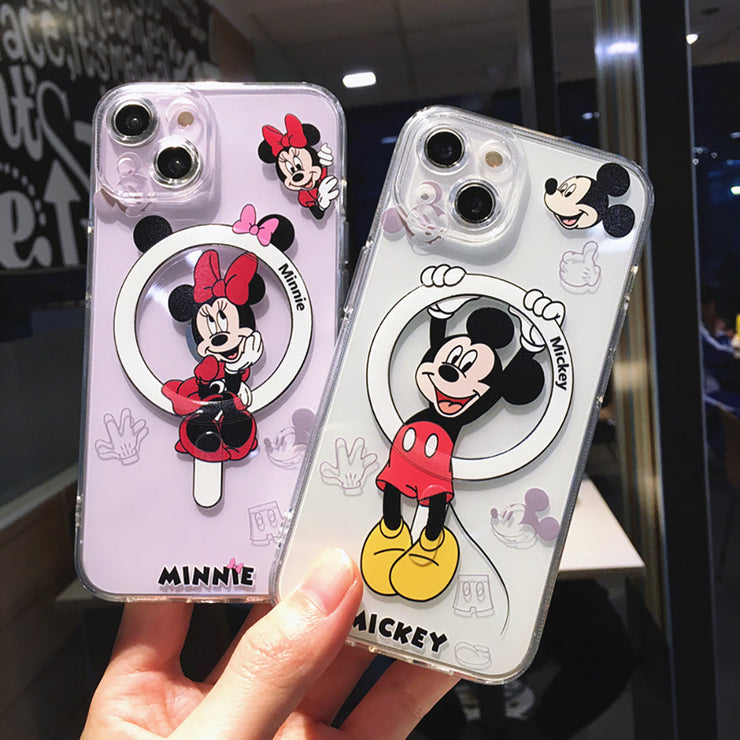 Cartoon Disney Minnie Mickey for Magsafe Magnetic Phone Cases