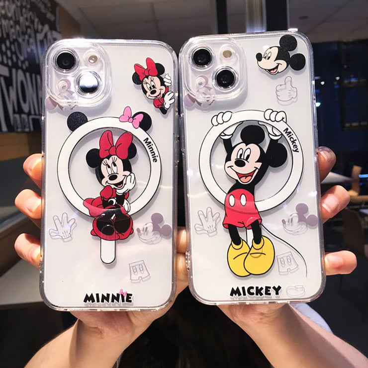 Cartoon Disney Minnie Mickey for Magsafe Magnetic Phone Cases