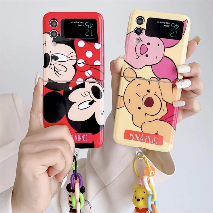 Cute Cartoon  Pendant Cases for Samsung Galaxy Z Flip Series