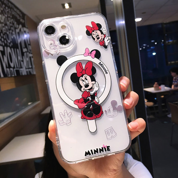 Cartoon Disney Minnie Mickey for Magsafe Magnetic Phone Cases