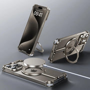 Titanium Frameless Phone Case For iPhone