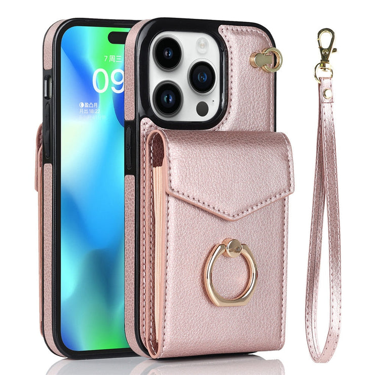 Luxury Leather Wallet Phone Case