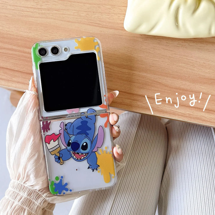 Cute Stitch Phone Case for Samsung Galaxy Z Flip & Z Fold series