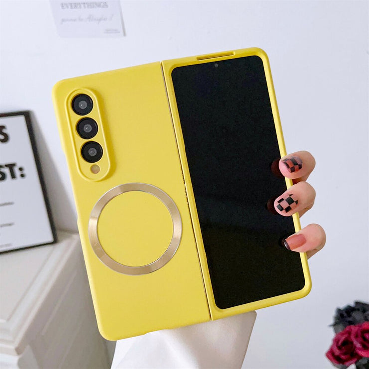 Silicone shockproof Magnetic Charging  Case  For Samsung Galaxy Z Fold