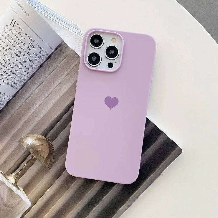 Summer  Candy Love Heart Soft Case For iPhone Series