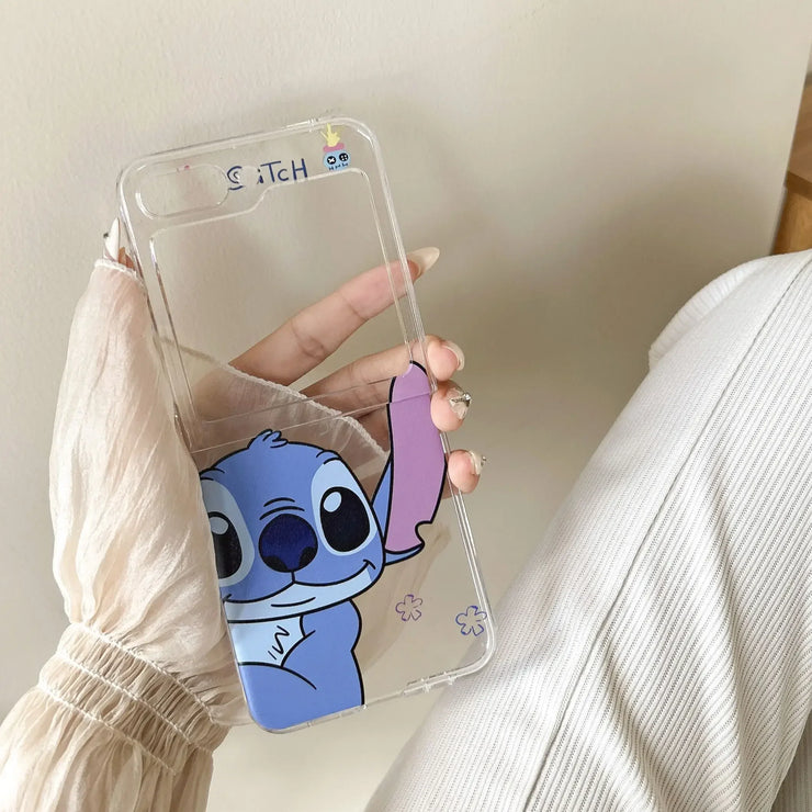 Cute Stitch Phone Case for Samsung Galaxy Z Flip & Z Fold series