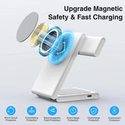 The ultimate 3 in 1 Magnetic Charging Station for iPhone