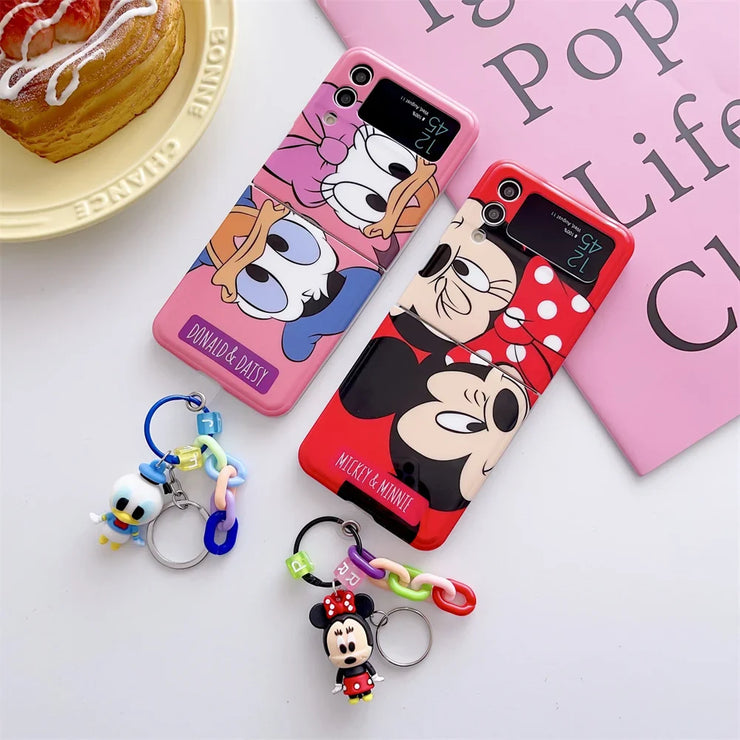 Cute Cartoon  Pendant Cases for Samsung Galaxy Z Flip Series