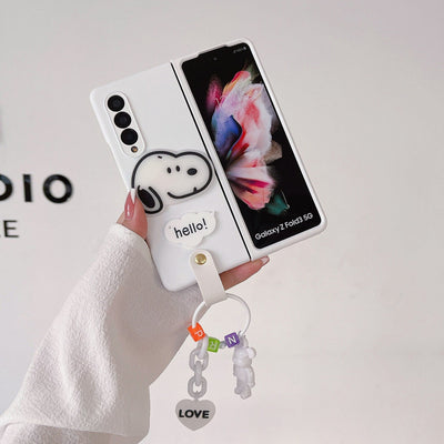 Snoopy Pendant Galaxy Z Fold Case