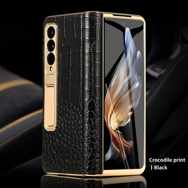 Leather Magnetic Stand Case For Samsung Z Fold Series